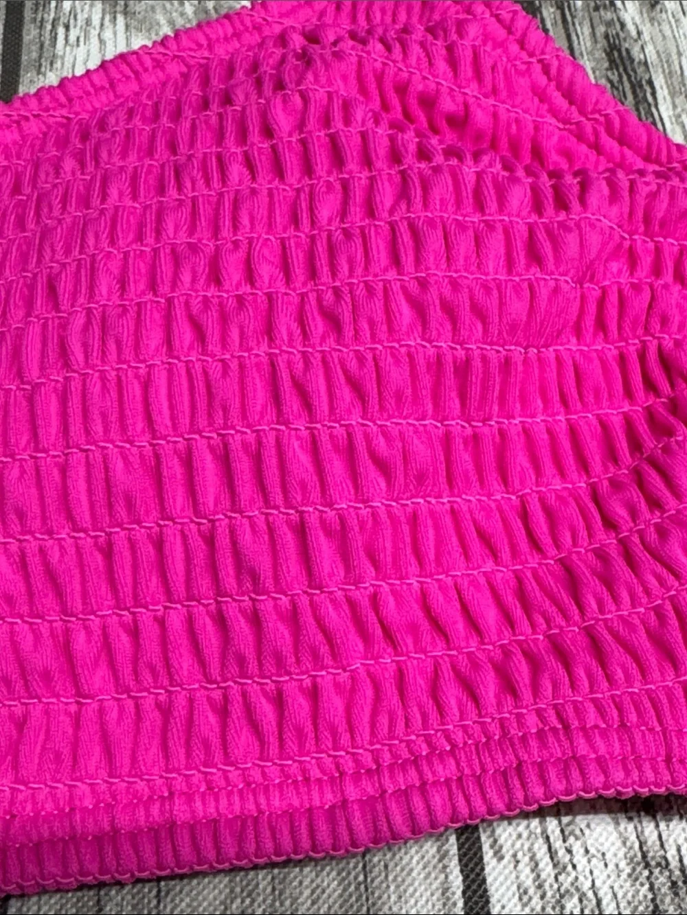 Wild fable Ribbed swim top in pink - Women